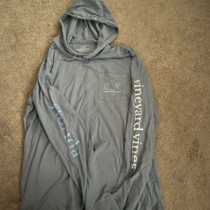 Pre-owned Vineyard Vines Mens long sleeve tshirt hoodie.